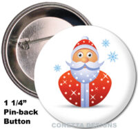 Santa Buttons (Mini)